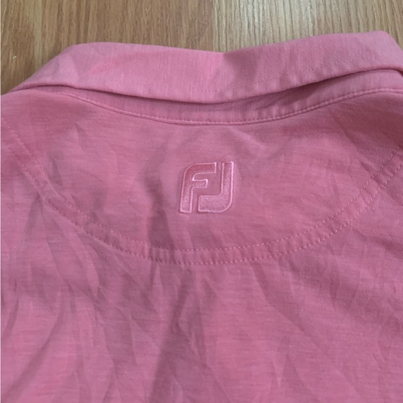 Footjoy Golf Shirt Polo Pink 2XL Pocketed - Picture 7 of 7